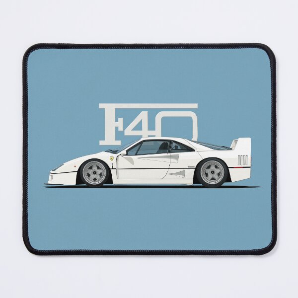 Item preview, White F40 exotic classic Ferrari designed and sold by blackdogshop.