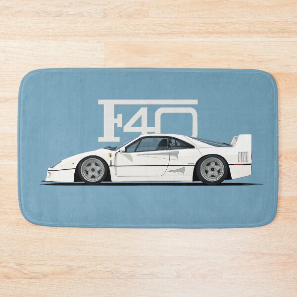 Item preview, White F40 exotic classic Ferrari designed and sold by blackdogshop.