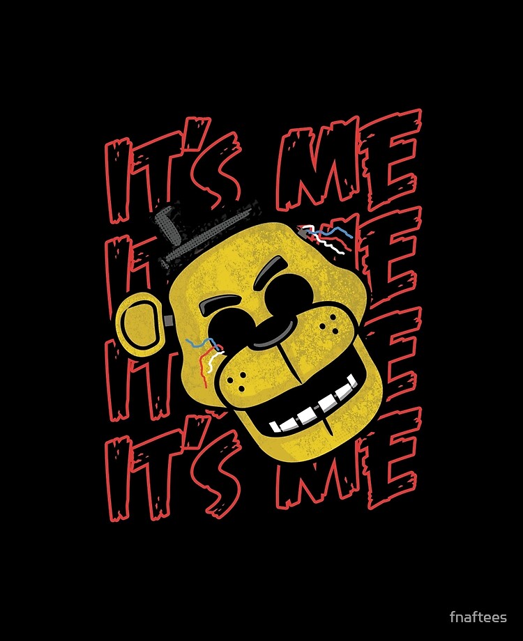 Five Nights At Freddy S It S Me Golden Freddy Ipad Case Skin By Fnaftees Redbubble