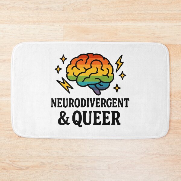 Item preview, Neurodivergent & Queer – Rainbow Brain Pride designed and sold by Artbyminga.
