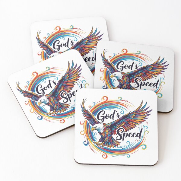 Item preview, God's Speed, Colorful Eagle designed and sold by Faithloveshop.