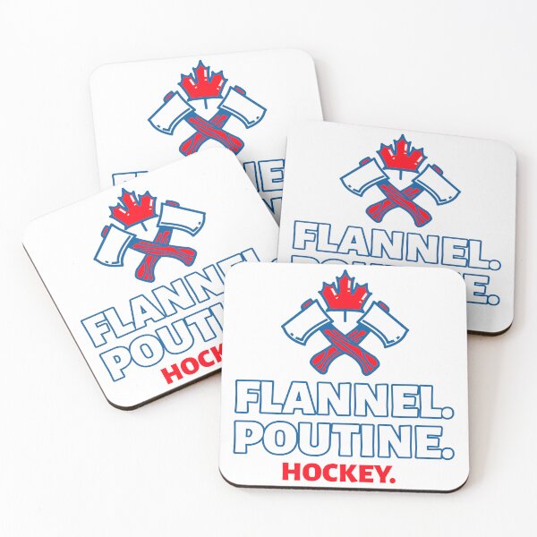 Item preview, FLANNEL. POUTINE. HOCKEY. designed and sold by YickemDesigns.