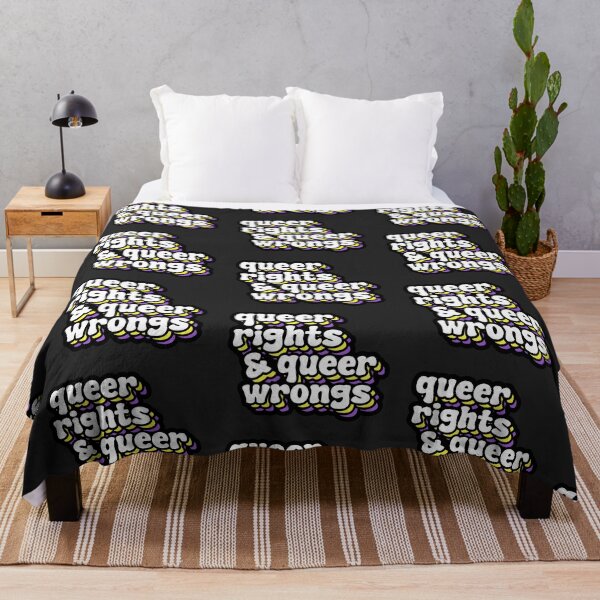 Item preview, QUEER RIGHTS & QUEER WRONGS (Enby 1) designed and sold by MaidenofIron157.