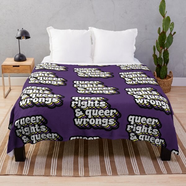 Item preview, QUEER RIGHTS & QUEER WRONGS (Enby 2) designed and sold by MaidenofIron157.