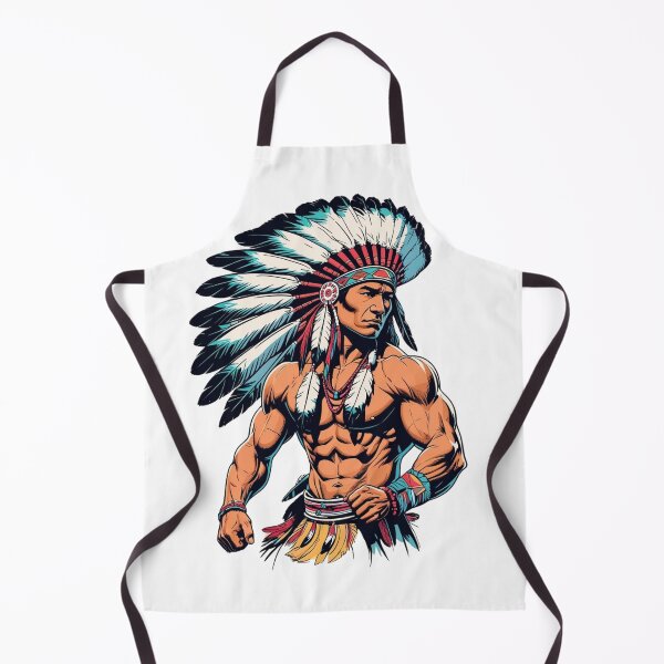Item preview, indigenous man designed and sold by ZenFray.