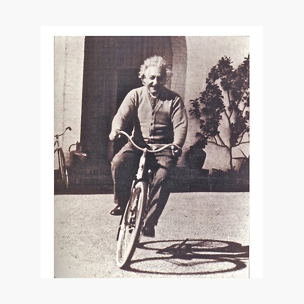 Item preview, Einstein on a Bike designed and sold by PeoplizeIt.