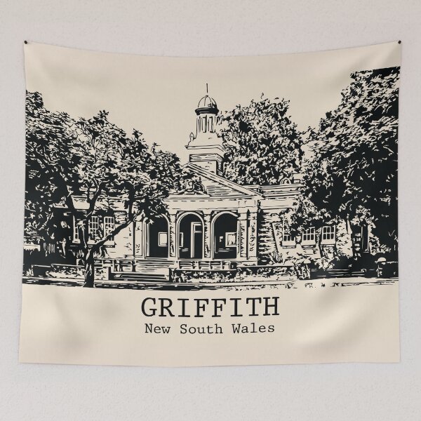 Item preview, Griffith - New South Wales designed and sold by Lakeric Cityscapes.