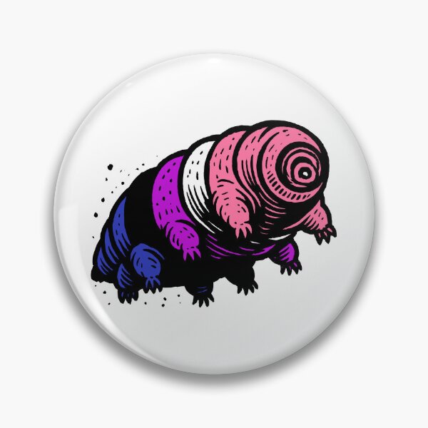 Item preview, Asexual Pride Flag Tardigrade designed and sold by ScientiaAcLabor.
