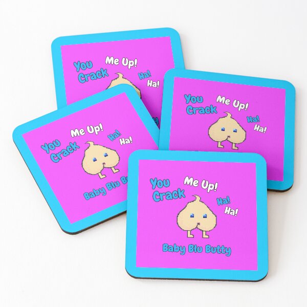 Item preview, Baby Blu Butty, Pixel Cartoon Character, Quotes, Bottom designed and sold by AASparksDesigns.