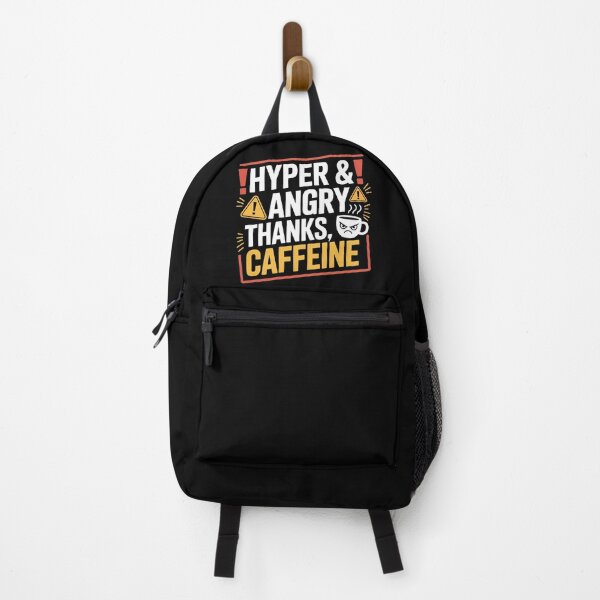 Item preview, Hyper and Angry – Funny Caffeine Addict Design for Coffee Lovers designed and sold by solo-shopp.