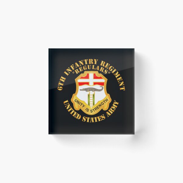 Item preview, Army - 6th Infantry Regiment - Regulars designed and sold by Military Insignia Products.