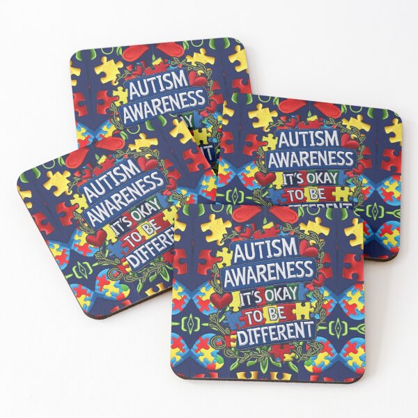 Item preview, Autism Awareness It’s Okay to Be Different Embroidered Patch designed and sold by ArtDesignTp.