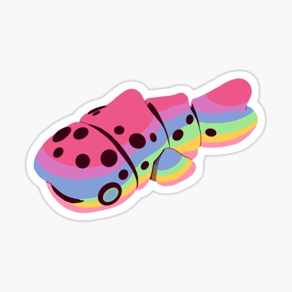Item preview, Rainbow whale shark fidget designed and sold by Ember-and-Ivy.