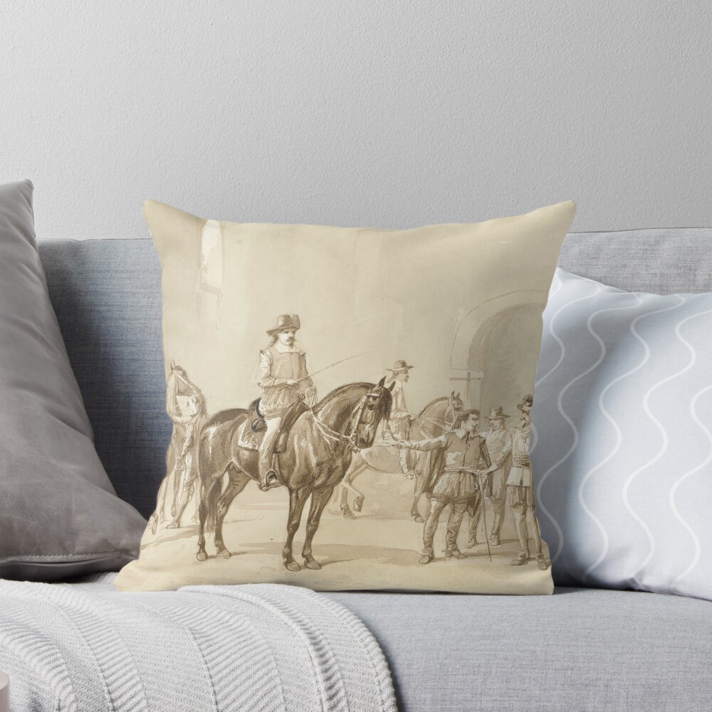 Item preview, Throw Pillow designed and sold by 19thCenturyIC.