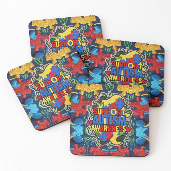 Item preview, Support Autism Awareness Colorful Puzzle Piece Embroidered Patch designed and sold by ArtDesignTp.