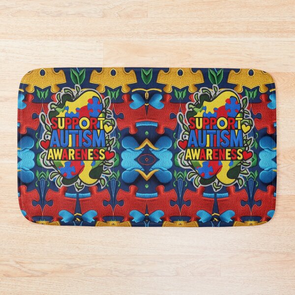 Item preview, Support Autism Awareness Colorful Puzzle Piece Embroidered Patch designed and sold by ArtDesignTp.