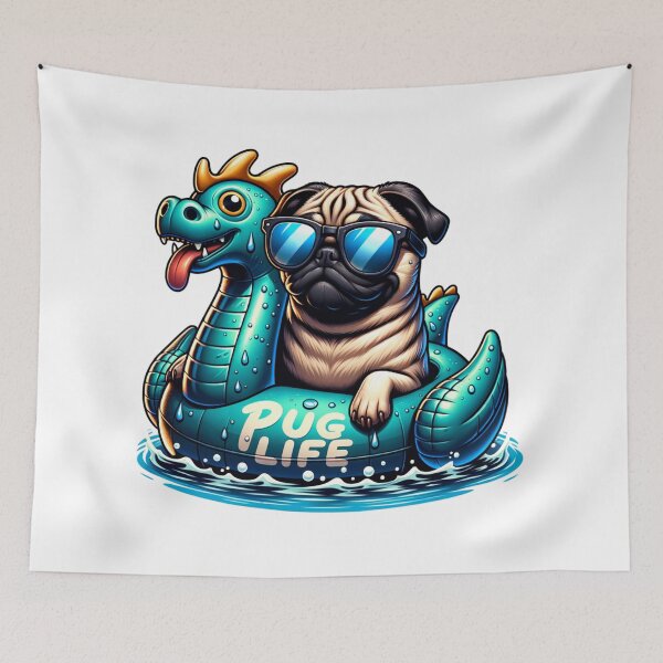 Item preview, Pug Life Dog Summer designed and sold by sparsonboutique.
