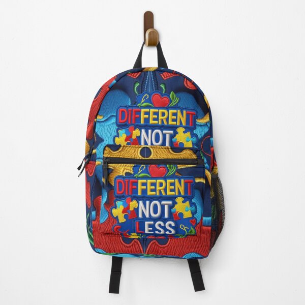 Item preview, Different Not Less Autism Awareness Embroidered Patch designed and sold by ArtDesignTp.