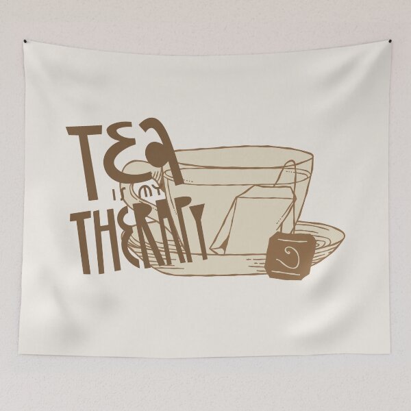 Item preview, Tea is my Therapy designed and sold by TurquoiseBird.