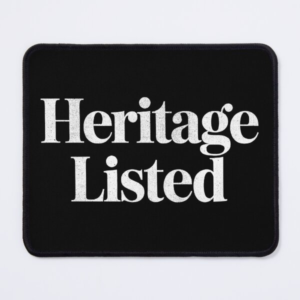 Item preview, Heritage Listed Funny Milestone Birthday Design in White designed and sold by Altered Pixels.