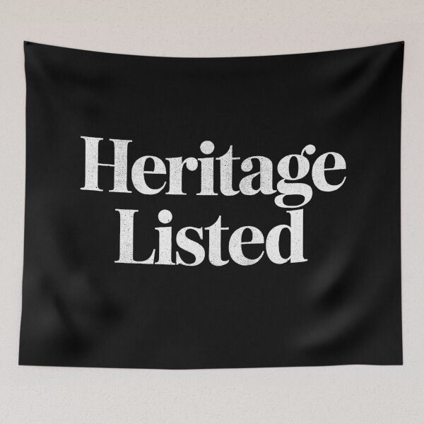 Item preview, Heritage Listed Funny Milestone Birthday Design in White designed and sold by Altered Pixels.