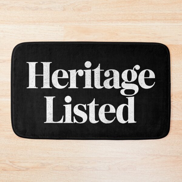 Item preview, Heritage Listed Funny Milestone Birthday Design in White designed and sold by Altered Pixels.
