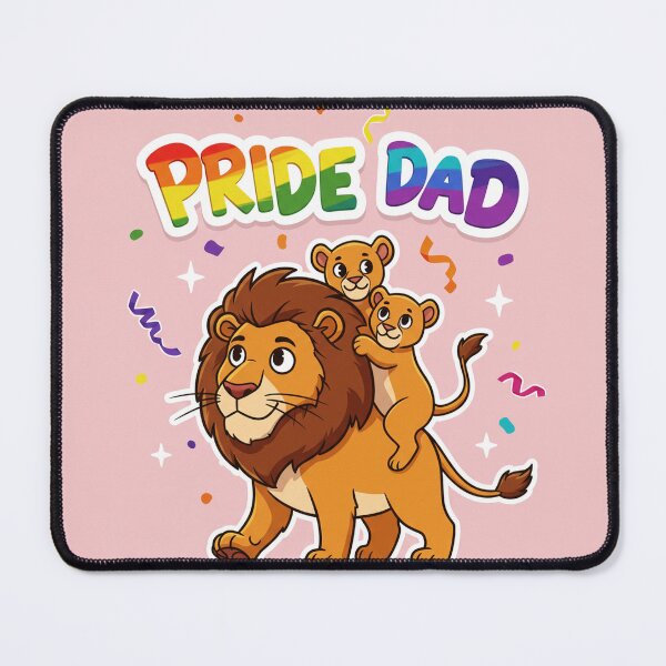 Item preview, “Pride Dad” Lion Family designed and sold by EastEndTownie.