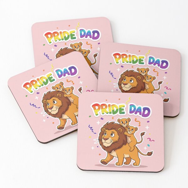 Item preview, “Pride Dad” Lion Family designed and sold by EastEndTownie.