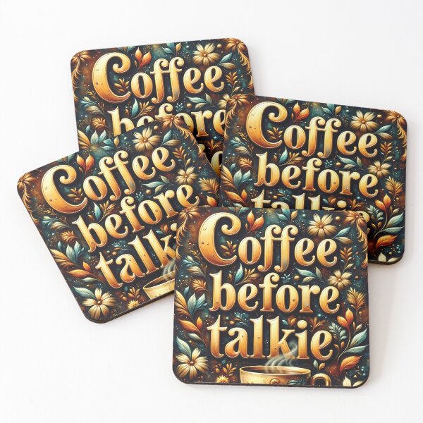 Item preview, Typographic ornamental poster on coffee topic designed and sold by 4Seasons.