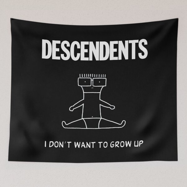 Item preview, i dont want to grow up yet decal white designed and sold by devennicola.