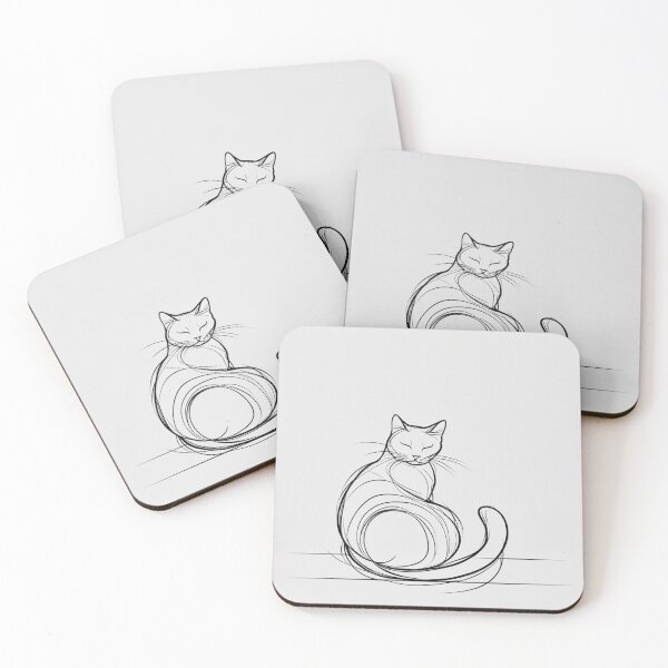 Item preview, Adorable Dog and Cat Art – Cute & Funny Pet Lover Gift designed and sold by dog&cat.