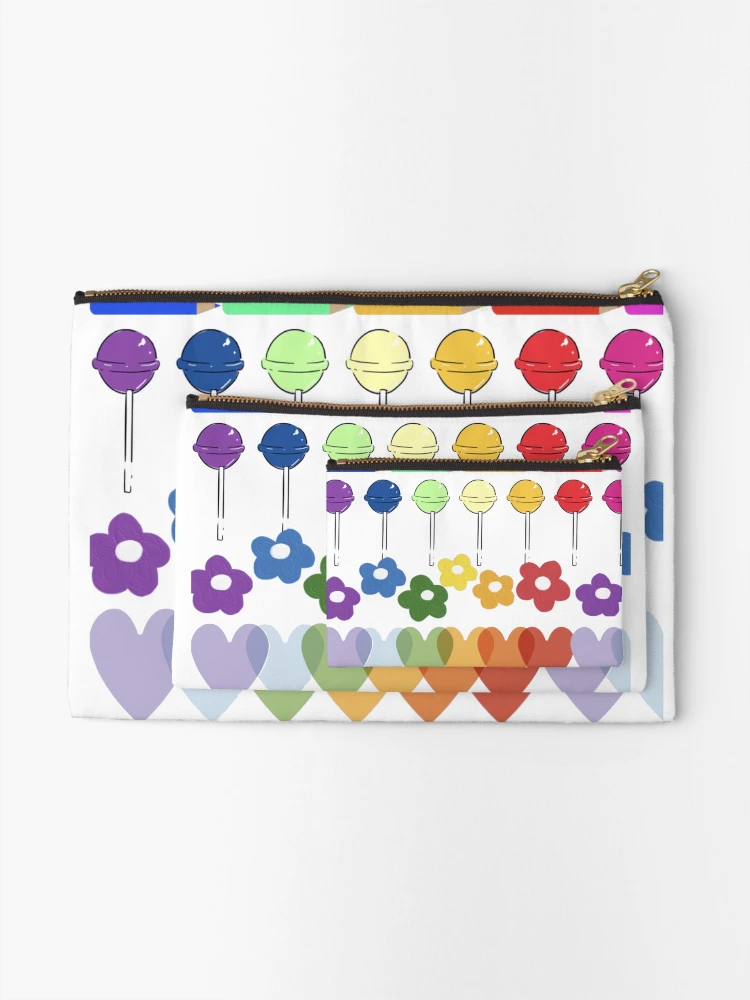 Thumbnail 2 of 4, Zipper Pouch, Colorful Pattern designed and sold by ThreadSass.