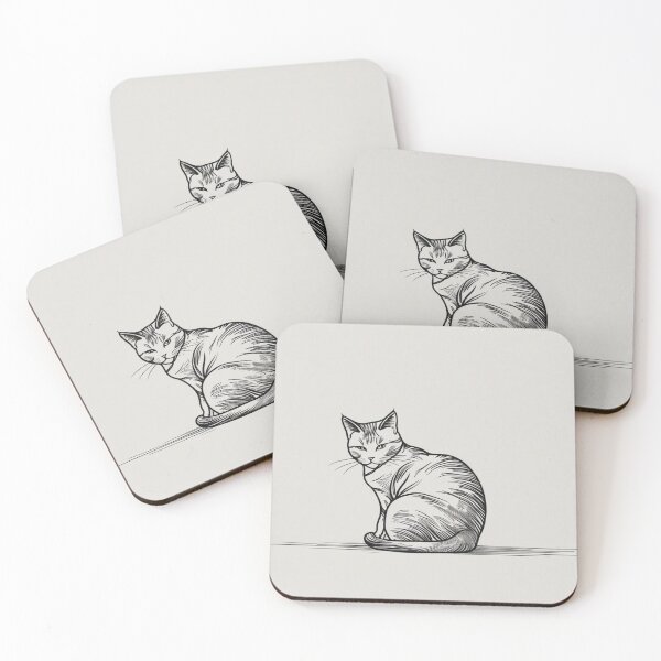 Item preview, Adorable Dog and Cat Art – Cute & Funny Pet Lover Gift designed and sold by dog&cat.