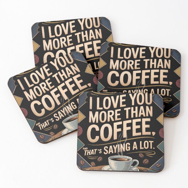 Item preview, Typographic decorative poster on coffee topic designed and sold by 4Seasons.