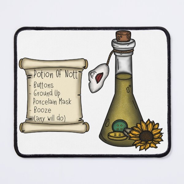 Item preview, Nott The Brave Potion Bottle and Ingredient List designed and sold by LunarAshes.