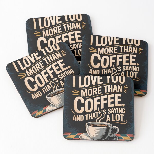 Item preview, Typographic decorative poster on coffee topic designed and sold by 4Seasons.
