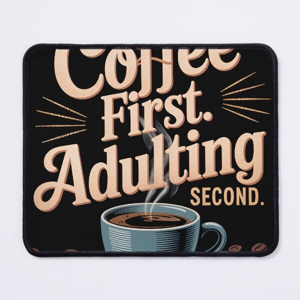 Item preview, Typographic decorative poster on coffee topic designed and sold by 4Seasons.
