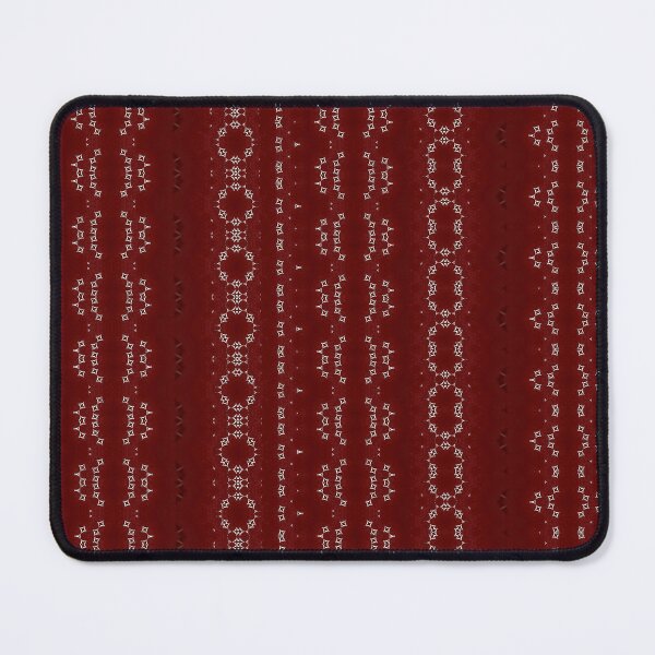 Item preview, Ornate Lace Art – Intricate Red & White Design designed and sold by roshana3.