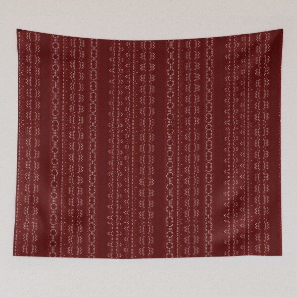 Item preview, Ornate Lace Art – Intricate Red & White Design designed and sold by roshana3.