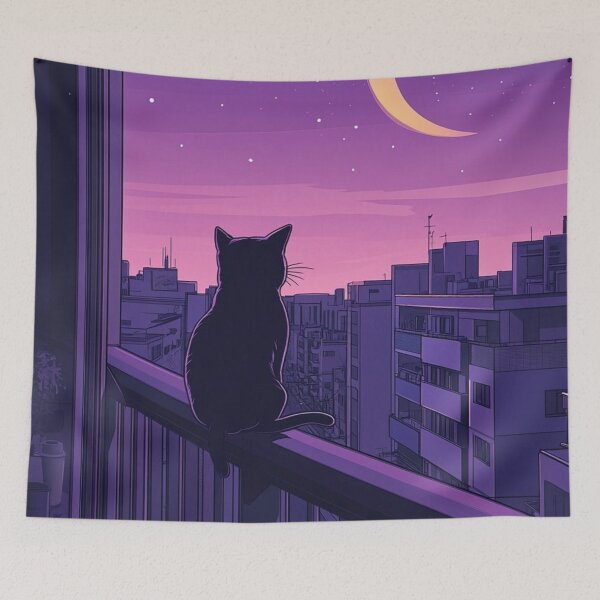 Item preview, Moonlight Neko designed and sold by jinwooo.