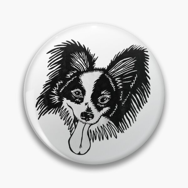 Item preview, 'Treble' Papillon Face  designed and sold by HoundsByHaley.