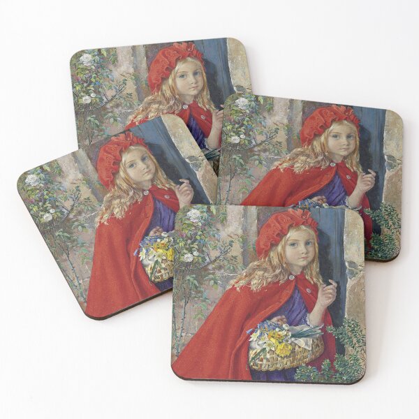 Item preview, Little Red Riding Hood – 1862 Illustration by Isabel Naftel designed and sold by RewindRelicsLI.