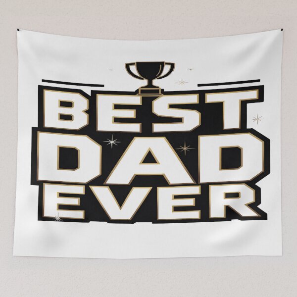 Item preview, Best Dad Ever Trophy Design designed and sold by MadetoCreate21.