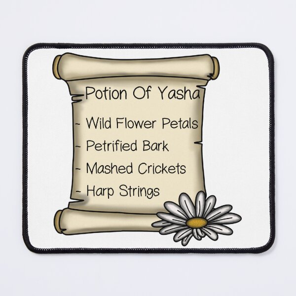 Item preview, Potion of Yasha Ingredient List designed and sold by LunarAshes.