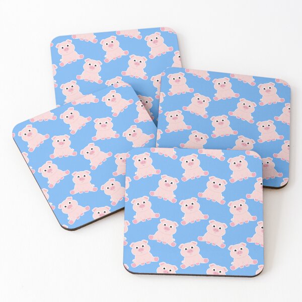 Item preview, Pig cartoon seamless pattern designed and sold by YQvibe Studio.