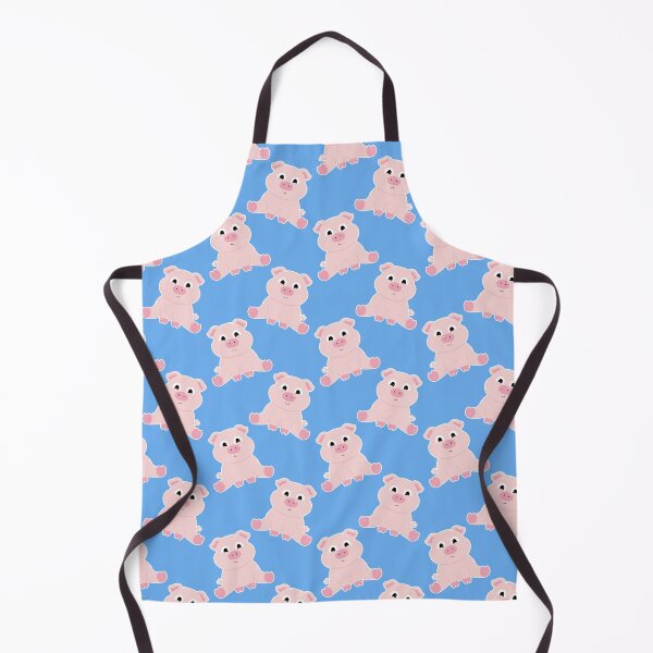 Item preview, Pig cartoon seamless pattern designed and sold by YQvibe Studio.