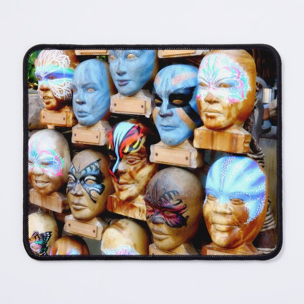 Item preview, Painted Faces designed and sold by ShutterbugBttns.