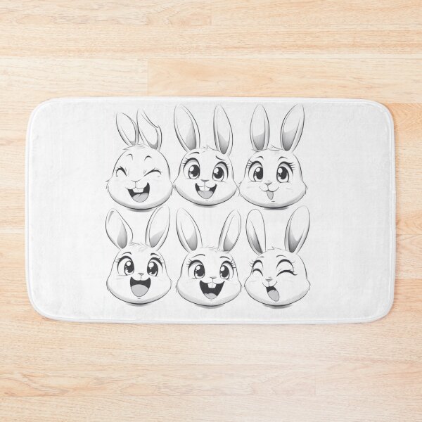 Item preview, Bunny Emotions designed and sold by dragonfliesart.