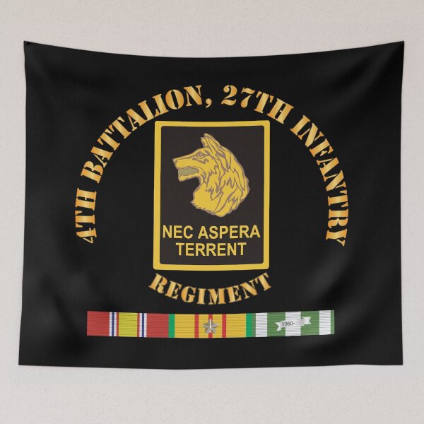 Item preview, Army - 4th Battalion, 27th Infantry w VN SVC X 300 designed and sold by Military Insignia Products.