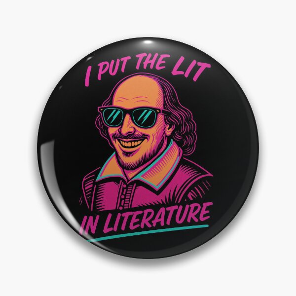 Item preview, I Put the Lit in Literature Funny Shakespeare Neon Graphic	 designed and sold by Victor Shadehorn.